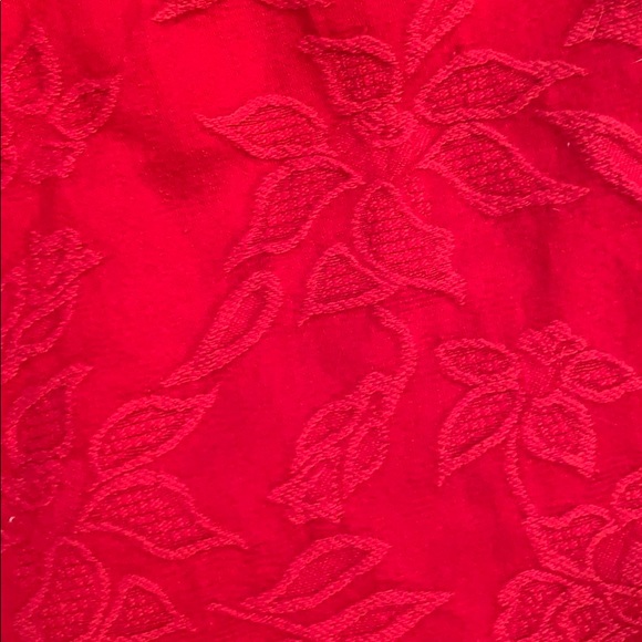 Custom-Made Red Culottes  (see description - size) - Picture 2 of 3